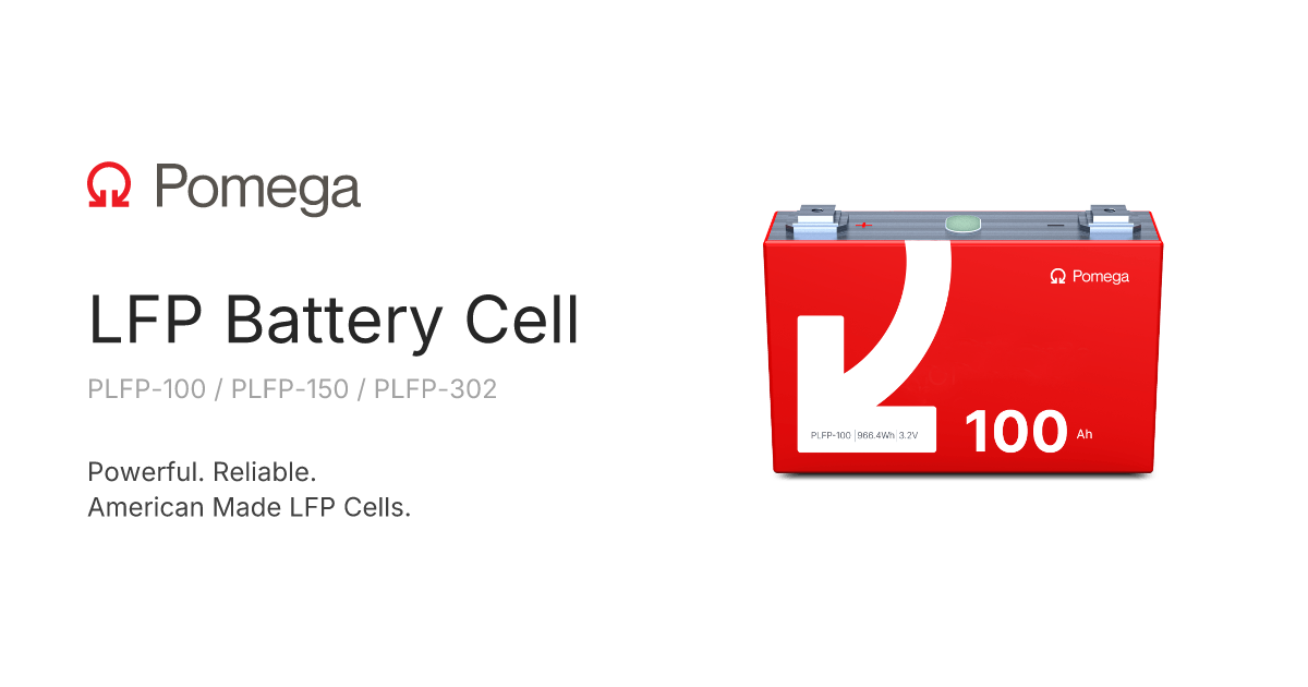 Lfp Battery Cell Pomega Energy Storage Technologies 5525